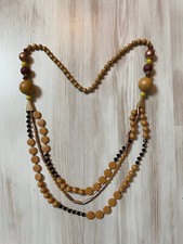 Long collier bois d'occasion  Vieux-Boucau-les-Bains