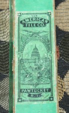 ANTIGA C1880 THE AMERICAN FILE CO Caixa PAWTUCKET RI Conteúdo! comprar usado ANTIGA C1880 THE AMERICAN FILE CO Caixa PAWTUCKET RI Conteúdo! comprar usado  Enviando para Brazil