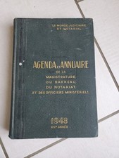Agenda ancien 1948 d'occasion  Formerie