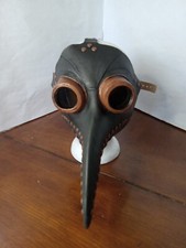 Máscara Plague Doctor Bird nariz longo bico cosplay steampunk Halloween látex, usado comprar usado  Enviando para Brazil