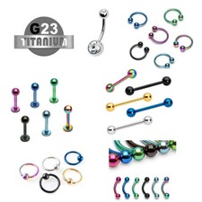 Titanium body jewelry for sale  CHELTENHAM