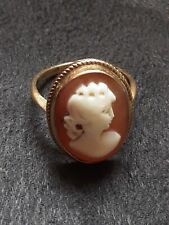 Gold cameo ring for sale  MANCHESTER