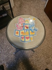 Banqueta dobrável Care Bears 18" fácil de dobrar. Vintage!! comprar usado  Enviando para Brazil