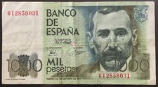 Billet banque espagne d'occasion  France