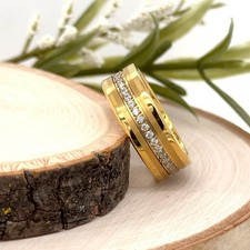 8mm gold tungsten for sale  Rutherford