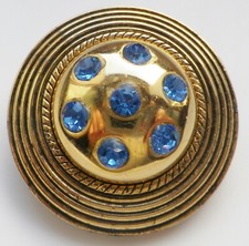 Broche vintage ronde d'occasion  Bonneuil-Matours