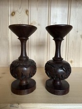 Dark wooden carved for sale  YATELEY