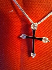 solid silver crucifix for sale  WORKSOP
