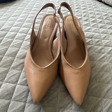 Sandálias femininas Arezzo nude/caramelo com encosto tamanho 8 novas comprar usado  Enviando para Brazil