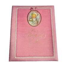 Vintage Nosso Bebê Menina Livro de Memórias Rosa Lembrança Diário Álbum Memória 1998 comprar usado  Enviando para Brazil