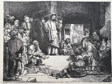 Heliogravure etching rembrandt for sale  New York