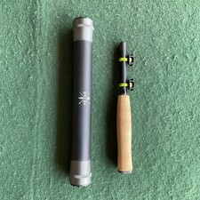 Vara de pesca com mosca Tiny Ten 5’ mini fibra de carbono ultraleve Tenkara comprar usado  Enviando para Brazil