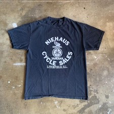 Camiseta vintage anos 80 - 90 Honda Yamaha Motorcycles Dealer tamanho L Harley Davidson comprar usado  Enviando para Brazil