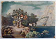 Dipinto olio cartoncino usato  Roma