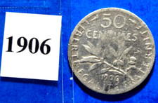 Centimes argent semeuse d'occasion  Saint-Martin-Boulogne