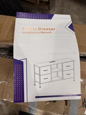 Fabric drawer dresser for sale  Grand Haven