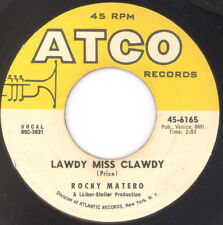 ROCKY MATERO “Lawdy Miss Clawdy” ATCO segunda mano  Embacar hacia Argentina