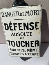 Plaque emaillee ancienne d'occasion  Saint-Dié-des-Vosges