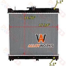 Radiador de núcleo de alumínio para SUZUKI JIMNY 1.3 1998-On MT ALLOYWORKS comprar usado Radiador de núcleo de alumínio para SUZUKI JIMNY 1.3 1998-On MT ALLOYWORKS comprar usado  Enviando para Brazil