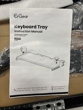 Bandeja de teclado ErGear sob a mesa, bandeja de teclado de canto com 45° ajustável , usado comprar usado  Enviando para Brazil
