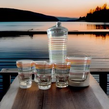 hazel atlas cocktail shaker for sale  Anderson