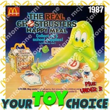 McDonald's 1987 REAL GHOSTBUSTERS Papelaria Material Escolar FINO SUA ESCOLHA comprar usado  Enviando para Brazil