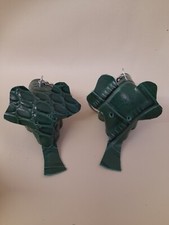 Real leather green for sale  TIPTON
