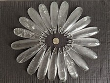 Pingentes de lustre de quartzo cristal rocha peças prismas longos meia pera 120 mm*cada comprar usado  Enviando para Brazil
