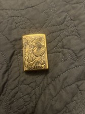 Zippo lighter brass d'occasion  Expédié en Belgium