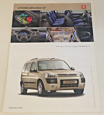 Brochure citroen berlingo d'occasion  Quarré-les-Tombes