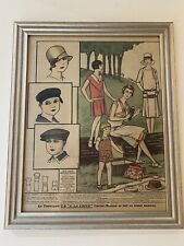 Vintage french prints for sale  LLANGOLLEN