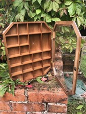 Wooden curio cabinet for sale  TIVERTON