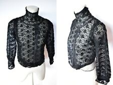 Edwardian blouse black for sale  TROWBRIDGE