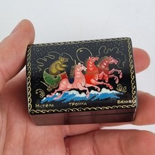 Signed russian lacquer for sale  ROYSTON