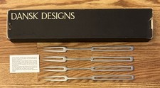 Garfos de fondue MCM Dansk conjunto de 4 QI França estilo Købenstyle 728 caixa original comprar usado  Enviando para Brazil