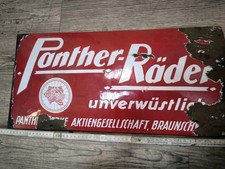 Altes panther emailleschild gebraucht kaufen  Magdeburg