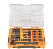 Klein Tools 65240 KNECT Juego de enchufes abatibles de paso de impacto y pozo profundo, 20 piezas segunda mano  Embacar hacia Mexico