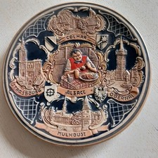 Assiette alsacienne decorative d'occasion  Cassel