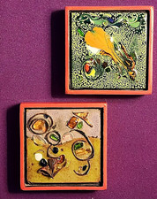 Pair retro enameled for sale  Chino Valley