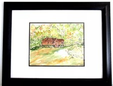 Cottage watercolor print for sale  Jupiter