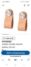 Ikea osternas leather for sale  BRISTOL