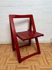 Vintage klappstuhl rot gebraucht kaufen  Hamburg