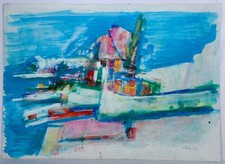 Franz ruffing gouache gebraucht kaufen  Lilienthal