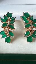 gold emerald earrings for sale  Ireland