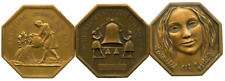 Three bronze jetons d'occasion  Expédié en Belgium