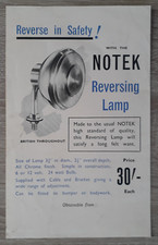 Notek reversing lamp d'occasion  Expédié en Belgium