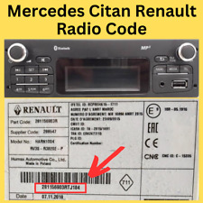 Desbloqueie seu MERCEDES CITAN RENAULT VAUXHALL VIVARO MOVANO Van Rádio Código de Desbloqueio comprar usado  Enviando para Brazil
