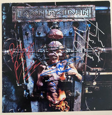 iron maiden autographed for sale iron maiden autographed for sale BRIERLEY HILL