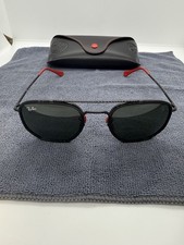 Ray-Ban RB3748M Scuderia Ferrari Coll preto e vermelho, cinza degradê. Sem caixa. comprar usado  Enviando para Brazil