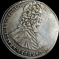 Évêché d'Olomouc, Wolfgang von Schrattenbach, Thaler, 1716, Kroměříž ✨ Rareté ✨ comprar usado  Enviando para Brazil